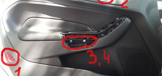Как снять обшивку двери Форд Фиеста? Правильный демонтаж дверных карт Фиеста